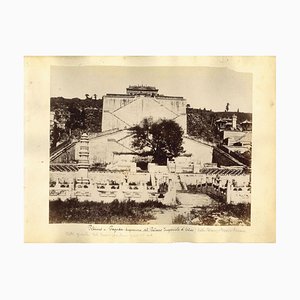 Vistas de Pekín antiguas desconocidas, impresión Albumen, década de 1890. Juego de 4