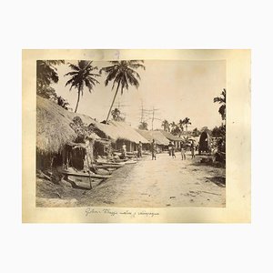 Fotografía desconocida de vistas antiguas de Johor, impresiones Albumen, década de 1890. Juego de 5