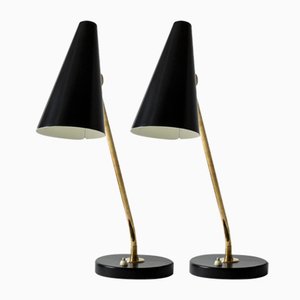 Tischlampen von Bertil Brisborg, 2er Set