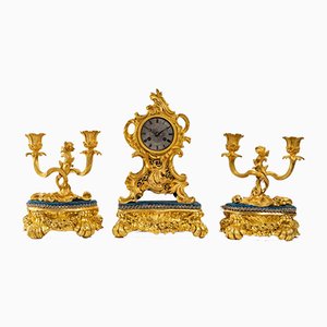 Set de Manteaux Louis XV en Bronze Doré, Set de 6