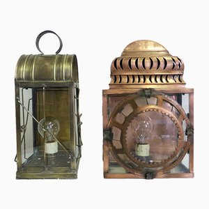 Lanternes Vintage en Cuivre, Set de 2