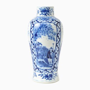 Late Qing Dynasty Porcelain Vase by Kangxi Nian Zhi