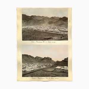 Unknown, Ancient Views of Aden, Original Albumen Druck, 1880er / 90er