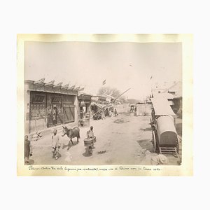 Desconocido, Vistas antiguas de Pekín, Impresiones de albúmina, década de 1890. Juego de 2