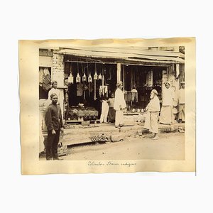 Stampa antica e sconosciuta di Colombo e Aden, album originale, fine XIX secolo