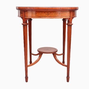 Table d'Appoint 19ème Siècle en Bois de Satin