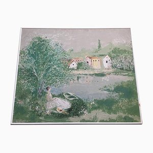 Reproduktion von Large Picture on Canvas von Monet