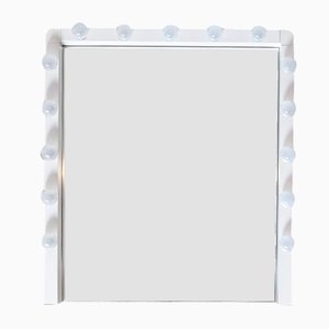 Beleuchteter Ankleide Spiegel in Weiß