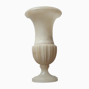 Lámpara de mesa antigua de alabastro