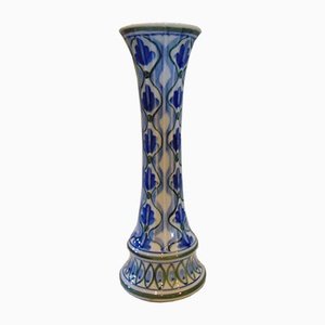 Vintage Kobalt Vase aus Porzellan, 1970er