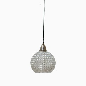 Late 20th Century Dutch Glass Ball Pendant Lamp