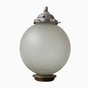 Mid-Century Diffused Glass Pendant Light (1)