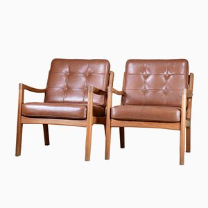 Set of Model Senator Armchair by Ole Wanscher for France & Søn