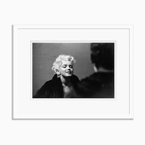 Marilyn Takes It to the Streets Silver Gelatin Resin Print Framed in White by Ed Feingersh