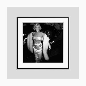 Monroe at Premiere Silver Gelatin Resin Print Framed in Black by Murray Garrett