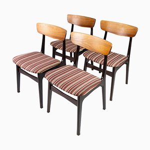 Chaises de Salon en Palissandre, Danemark, 1960s, Set de 4