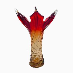 Mid-Century Vase in Murano Glass from Fratelli Toso