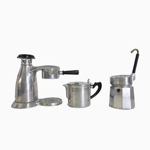 Large Vesuviana Coffee Pots or Cafetières from OMG, Italy, 1960s, Set of 3