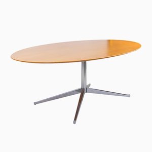 Table Desk in Oak by Florence Knoll Bassett for Knoll Inc. / Knoll International