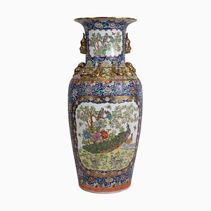 Big Chinese Qing Dynasty or Tongzhi Porcelain Vases