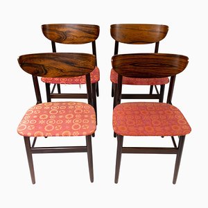 Danish Rosewood Dining Chairs, 1960s, Set of 4