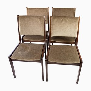 Chaises de Salon en Bois Foncé de Farstrup, 1960s, Set de 4
