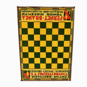 Fernet Branca Game of Checkers, 1930s