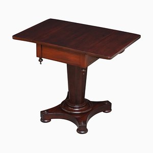 William IV or Early Victorian Mahogany Drop Leaf Table