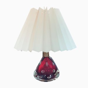 Italienische Tischlampe aus Muranoglas von Pietro Toso für Fratelli Toso, 1950er