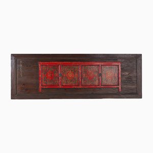 Tibetanische Türen blaue Lotus Wanddekoration