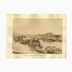 Unknown, Ancient Views of Shanghai, Albumen Print, 1890s, Set of 2