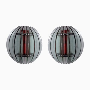 Two-Tone Sconces from Veca, Italy, 1970s, Set of 2