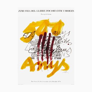 Expo 74: Fira del Llibre d'Ocasio by Antoni Tàpies