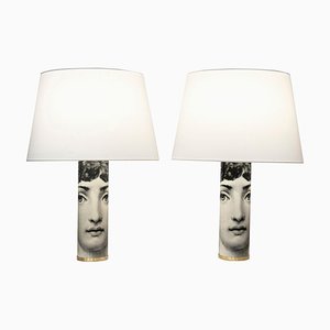 Lampade da tavolo modello Julia di Fornasetti, set di 2