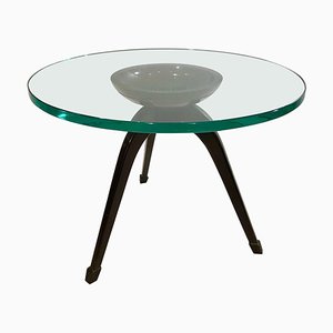 Table Guéridon dans le Style de Fontana Arte, 1950s