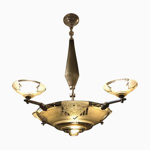 Chandelier by Muller Frères, 1930s