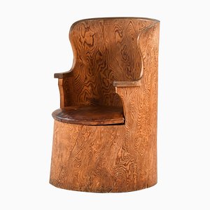 Swedish Stump Chair by Emil Cederlund for Mora