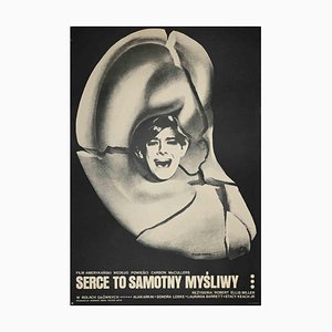 Serce to Samotny Myśliwy, Poster vintage di Ryszard Kiwerski, fine XX secolo