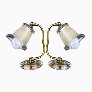 Mid-Century Bedside Lamps, Italy, 1970s, Set of 2