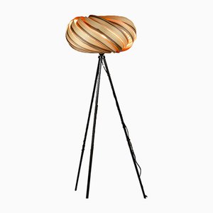 Quiescenta Tripod Floor Lamp in Olive Ash by Gofurnit