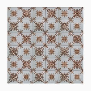 Antique Tile from Societe Morialme, 1920s, Belgium