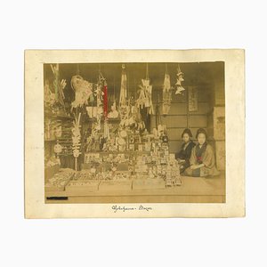 Unknown, Ancient View of Yokohama, Vintage Album Print, 1890s
