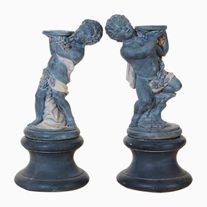 Putti Garden Statues, Set of 2