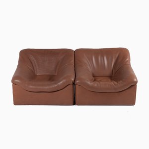Set de Fauteuils DS-46 en Cuir de Buffle de De Sede, 1970s