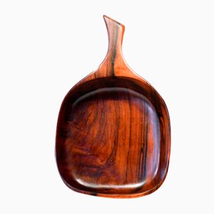 Solid Rosewood Bowl / Tray, 1950s, Denmark