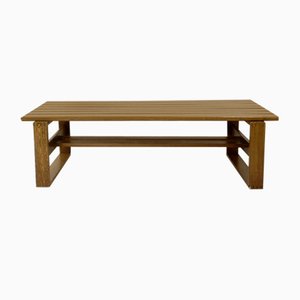 Wengé Slatted Bench or Coffee Table