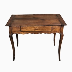 Side Table / Small Desk with Cherry Moldings