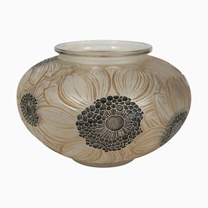 Dahlias Vase by René Lalique