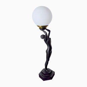 Nude Woman with Ball Lamp by Onices ETH, 1980s