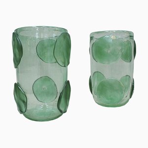 Mid-Century Modern Italian Murano Glass Vases from Costantini, Set of 2